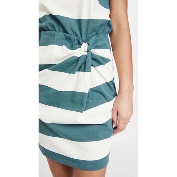 VERONICA BEARD JEAN Striped Knot Tyla Dress - Picture 3 of 9